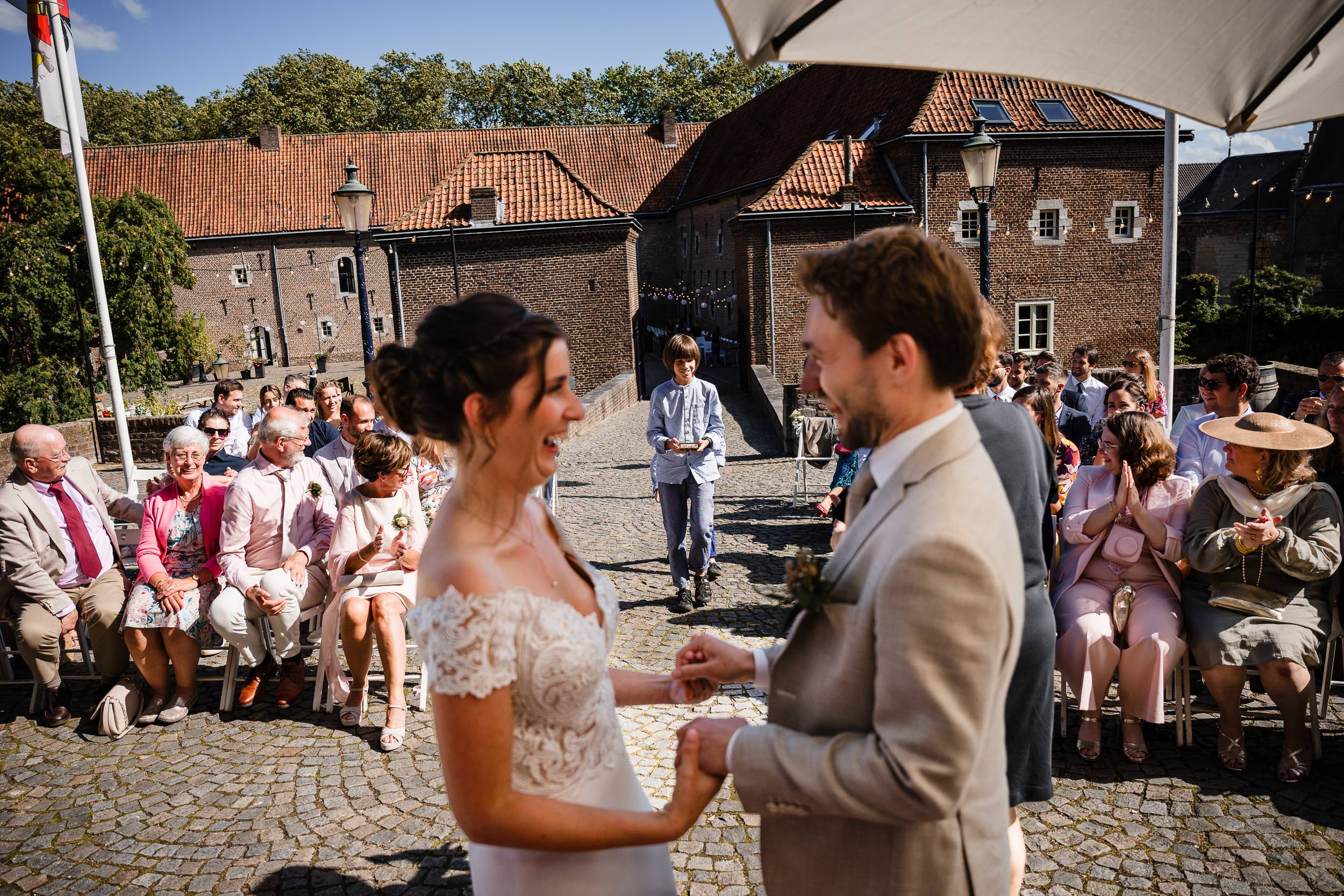 Ceremonie kasteel limbricht