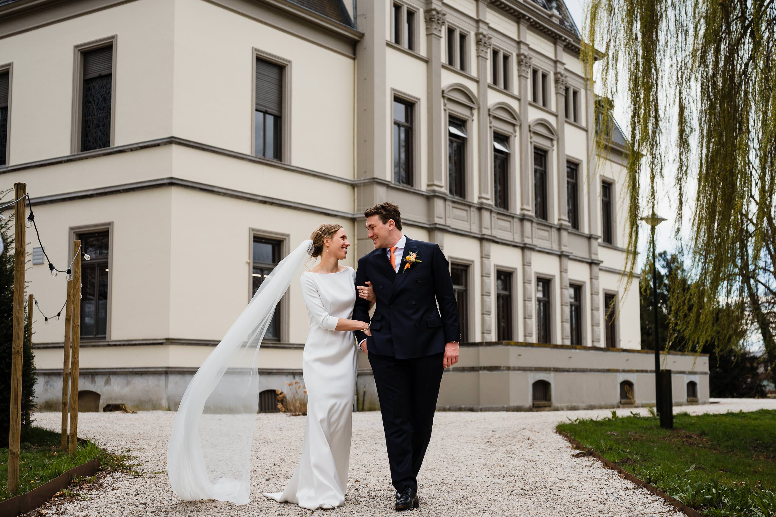 Trouwfoto's bij trouwlocatie Delbrock in Maastricht