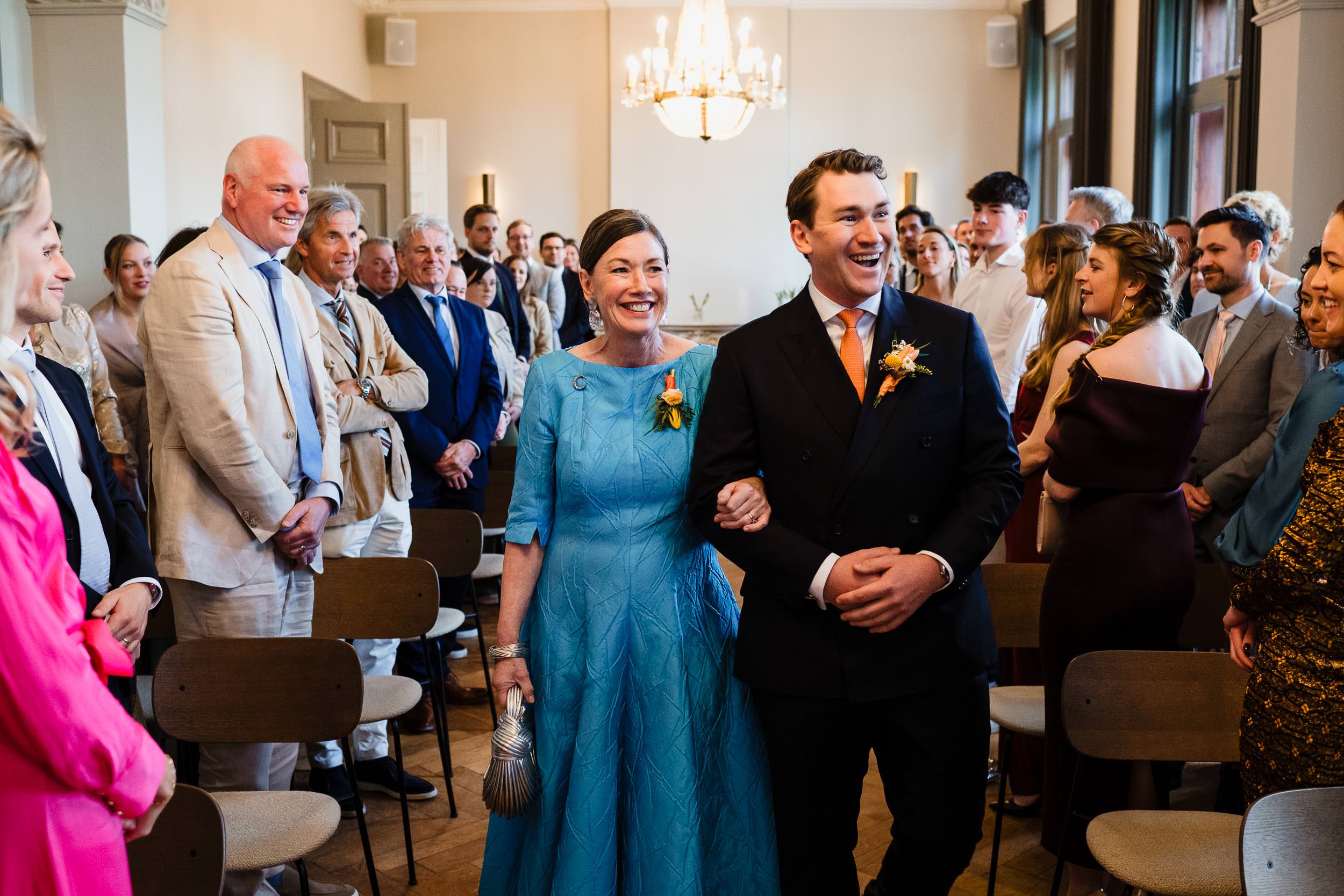 Trouwceremonie bij Delbrock in Maastricht