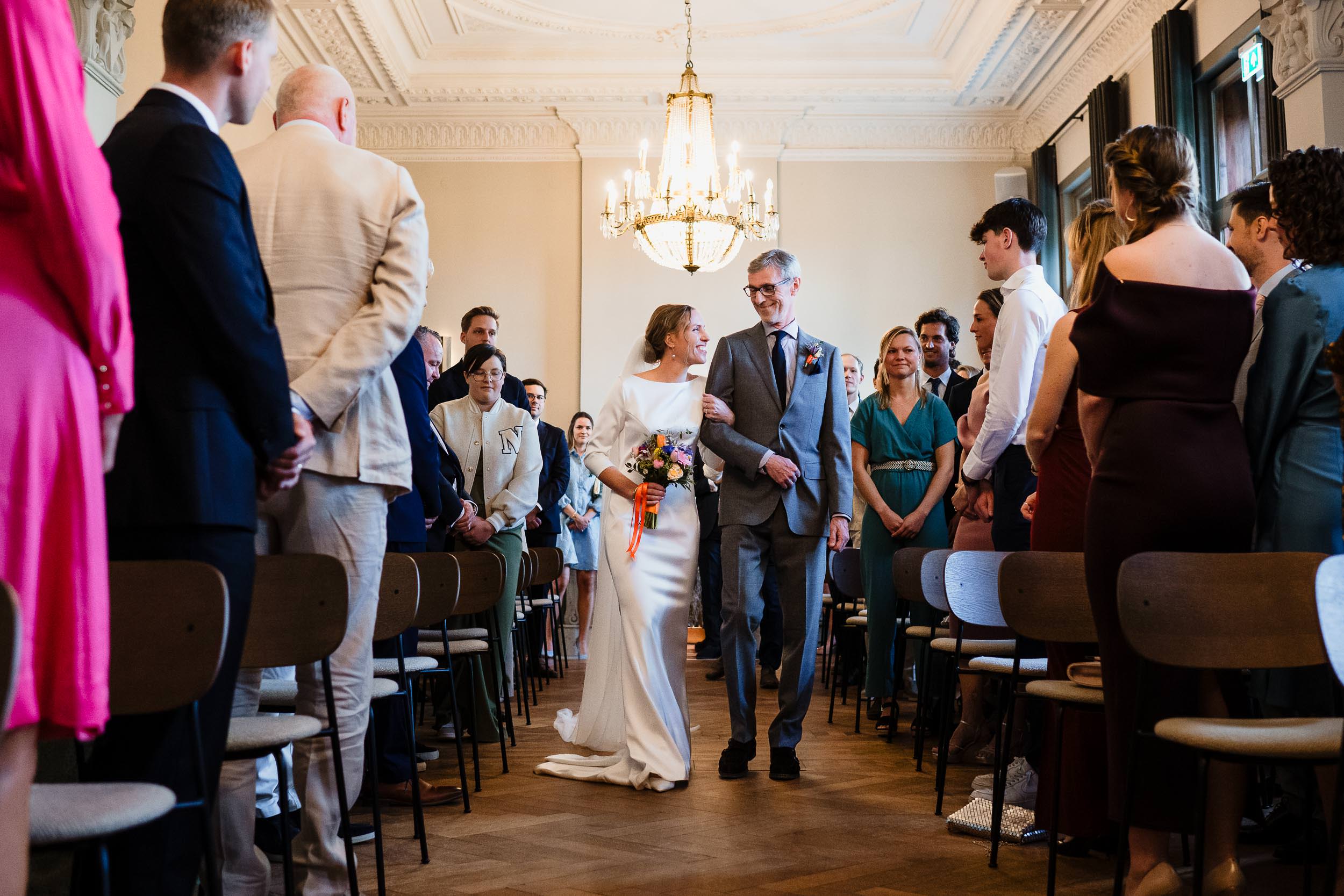 Trouwceremonie bij Delbrock in Maastricht