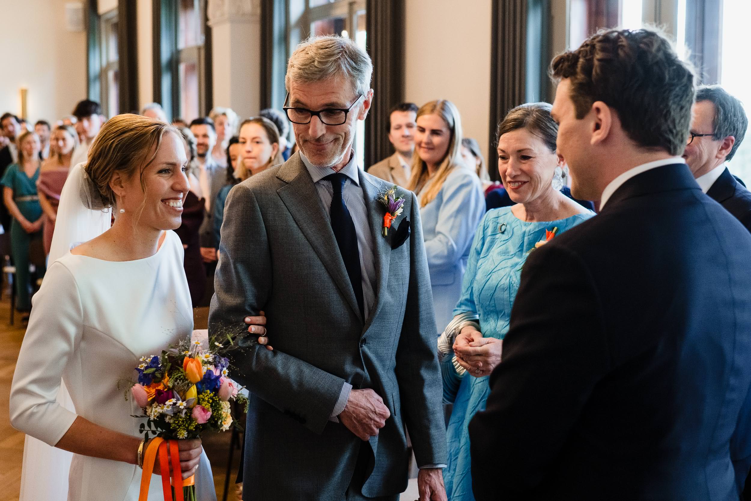 Trouwceremonie bij Delbrock in Maastricht