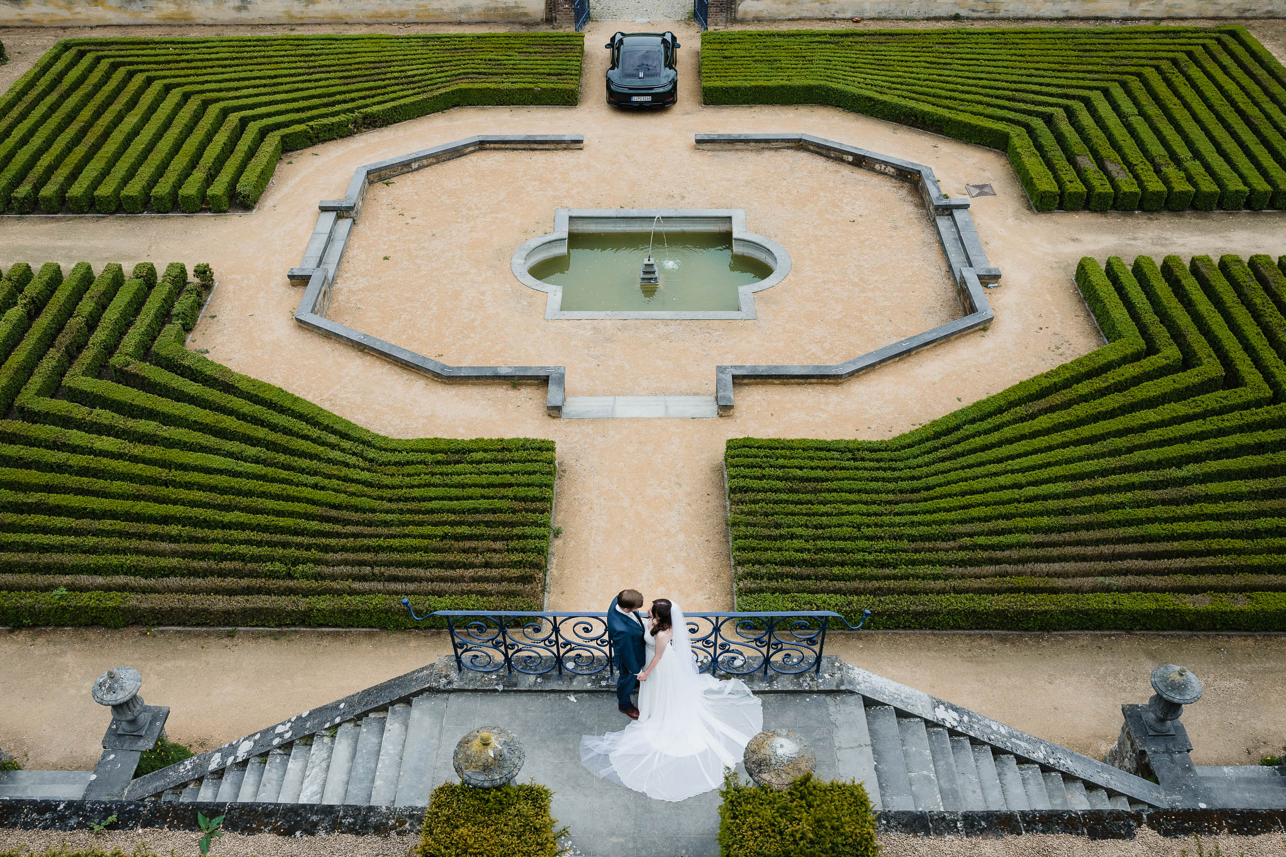 Fotoshoot bij Château Neercanne