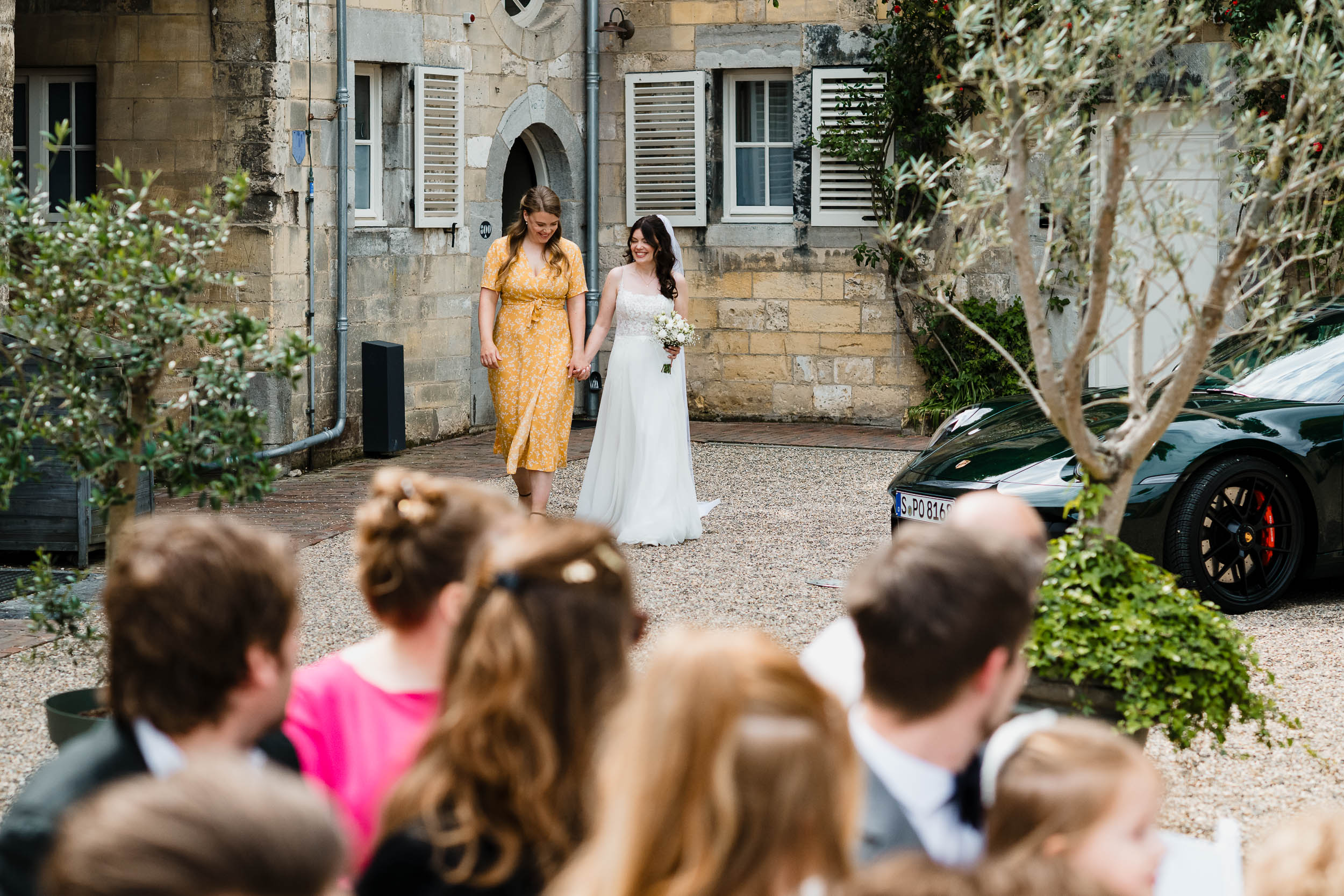 Ceremonie bij Château Neercanne