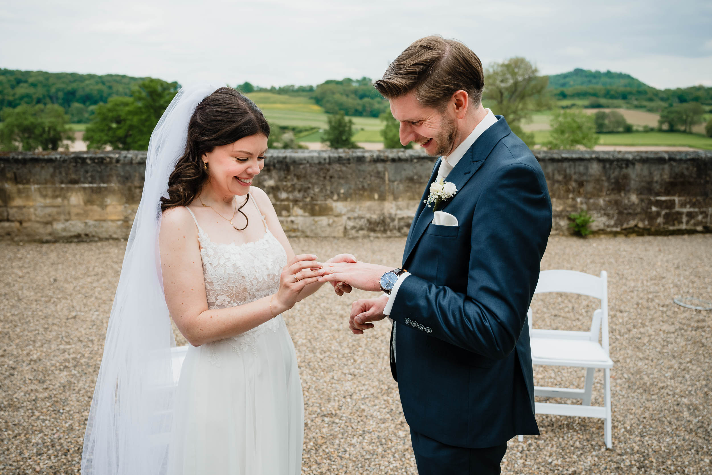 Ceremonie bij Château Neercanne